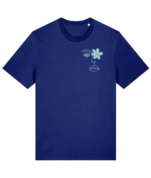 Minimalist Flower Face T-Shirt - I'd Wear That