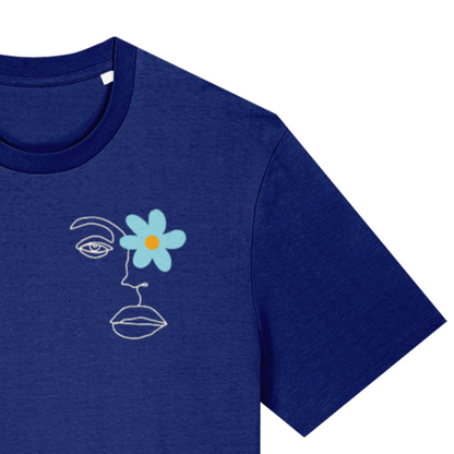 Minimalist Flower Face T-Shirt