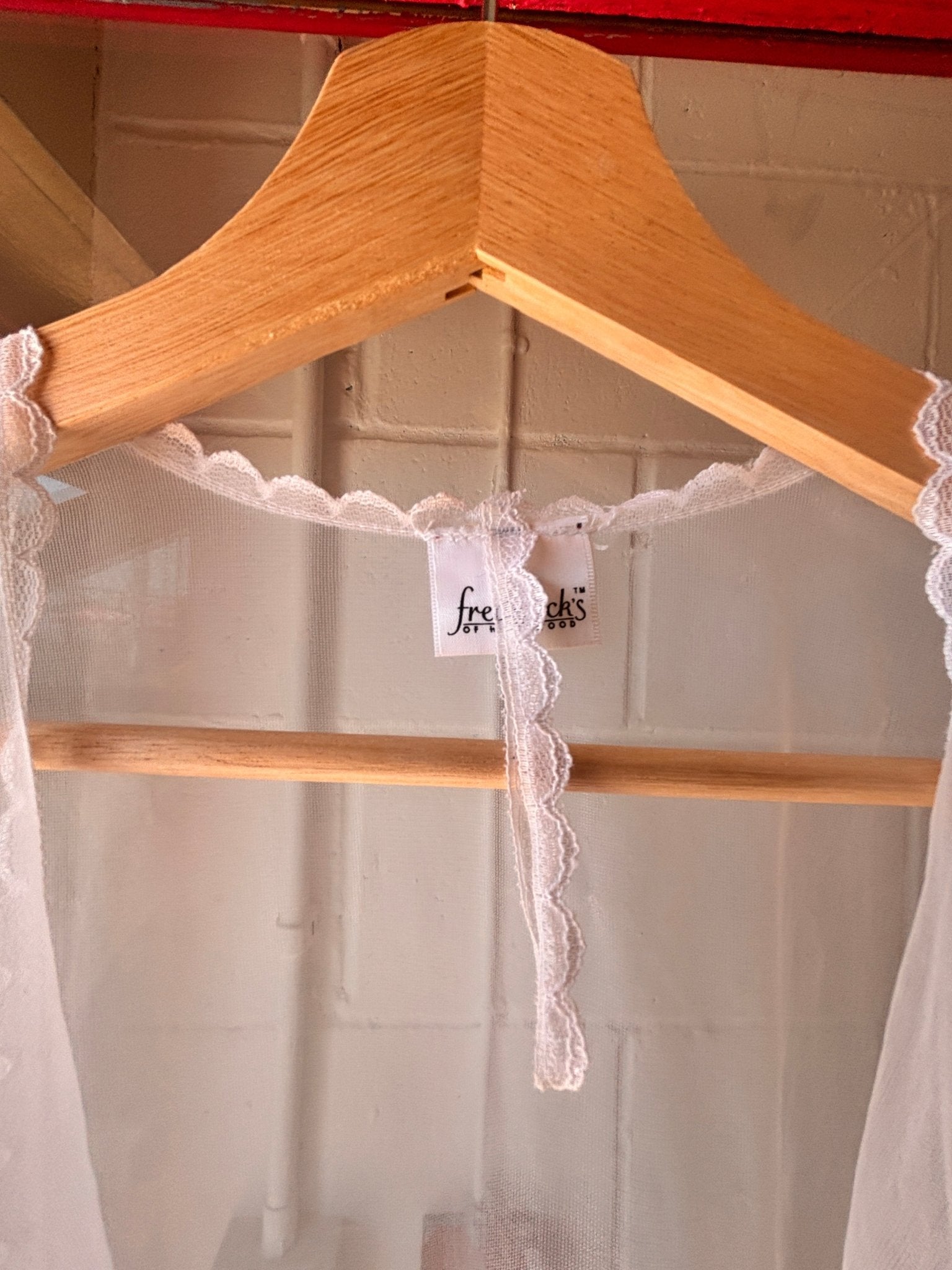 One-of-a-kind Vintage Sheer Bed Jacket with Embroidered Swans - I'd Wear That