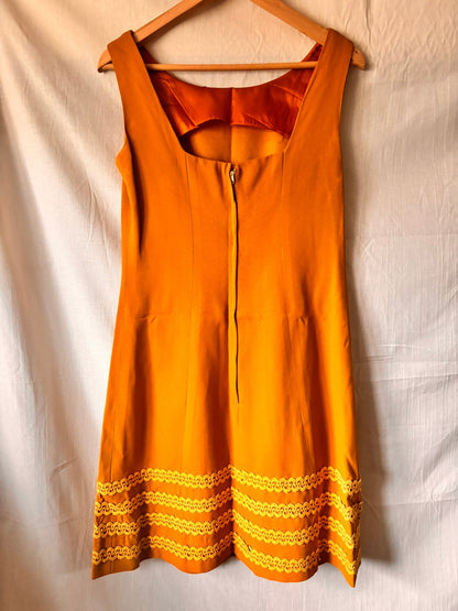 Vintage 1960s Mustard Mod Dress from Shubette - I'd Wear That