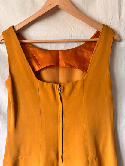 Vintage 1960s Mustard Mod Dress from Shubette - I'd Wear That