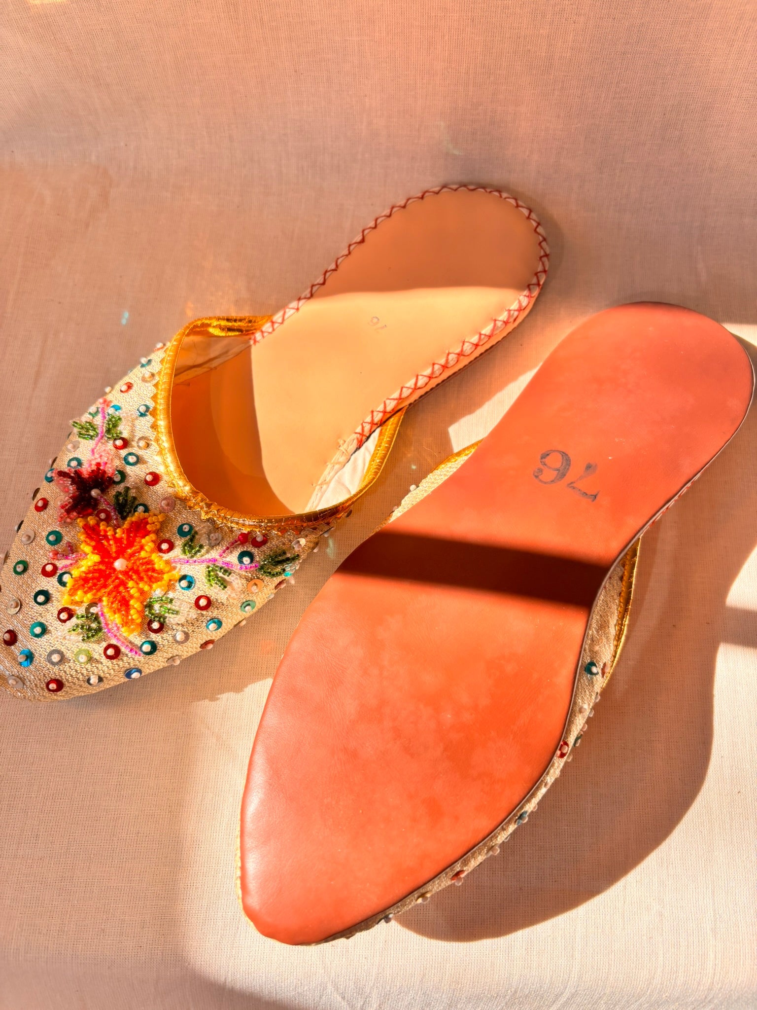 Vintage Beaded Chinese Slipper Mules | Never Worn - I'd Wear That