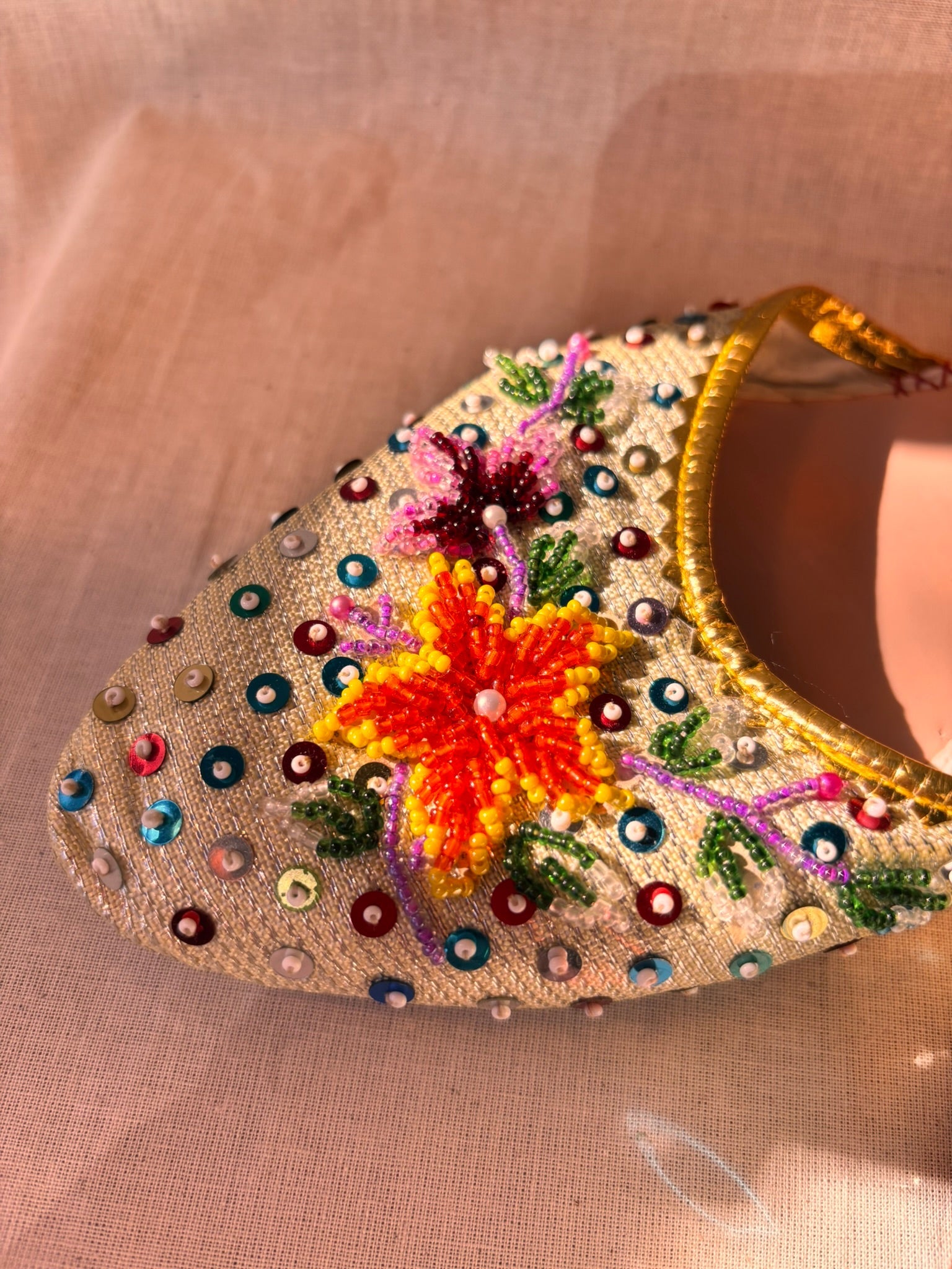 Vintage Beaded Chinese Slipper Mules | Never Worn - I'd Wear That