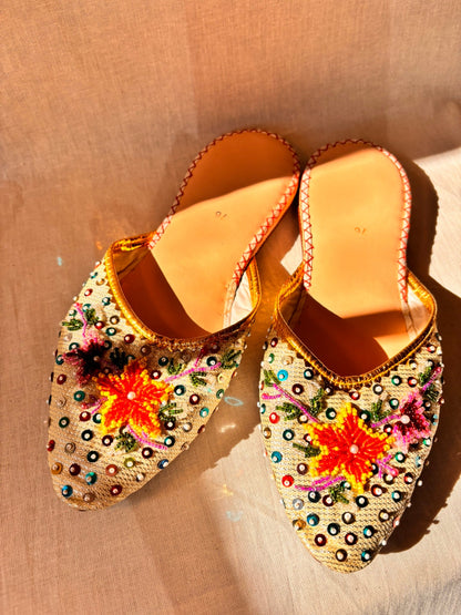 Vintage Beaded Chinese Slipper Mules | Never Worn - I'd Wear That