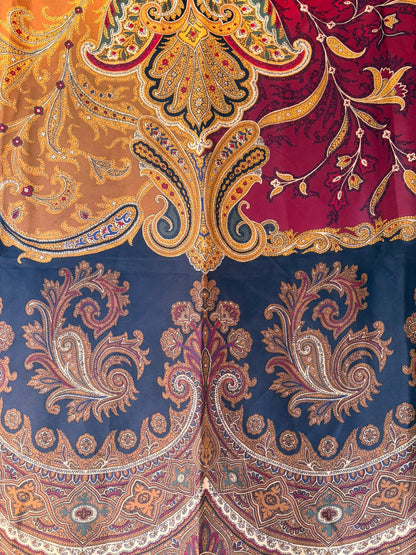 Vintage Liz Claiborne Silk Scarf – Paisley Print (80cm) - I'd Wear That