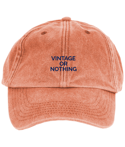 Vintage or Nothing Embroidered Baseball Cap - I'd Wear That