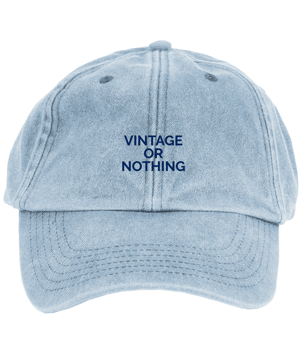 Vintage or Nothing Embroidered Baseball Cap - I'd Wear That
