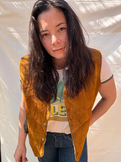Vintage Pioneer Wear Suede Vest - I'd Wear That