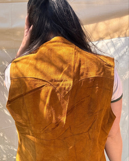 Vintage Pioneer Wear Suede Vest - I'd Wear That