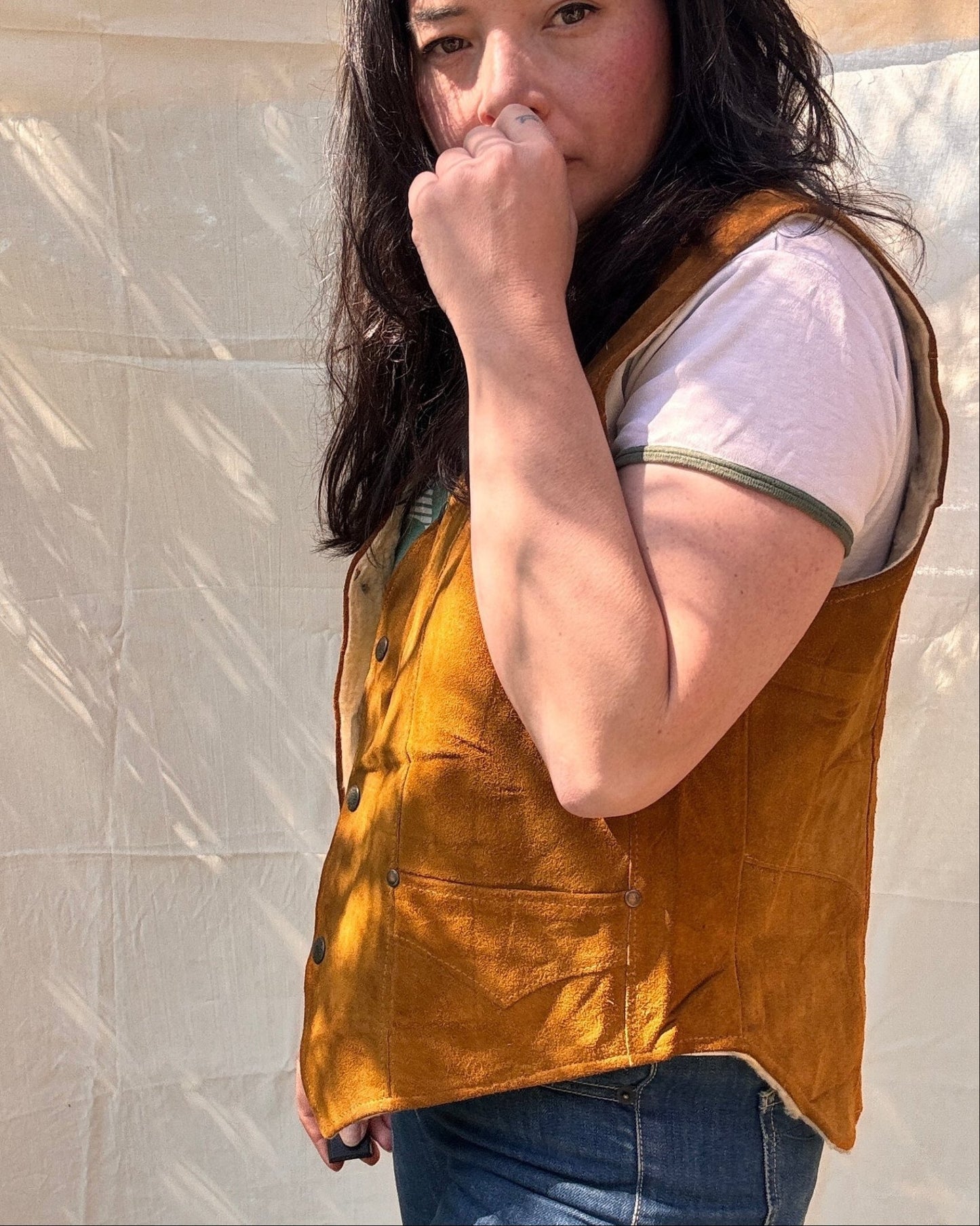 Vintage Pioneer Wear Suede Vest - I'd Wear That