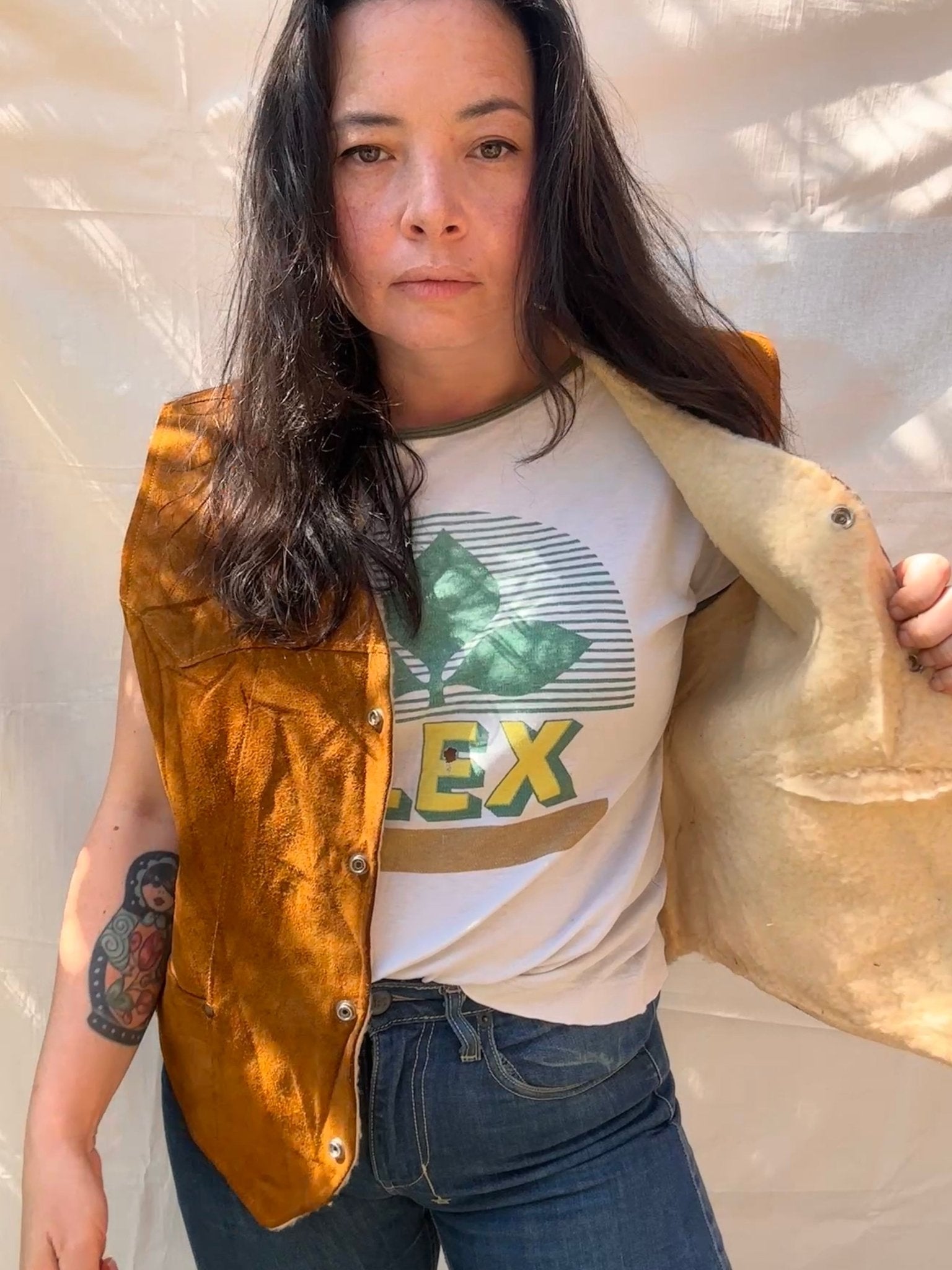 Vintage Pioneer Wear Suede Vest - I'd Wear That