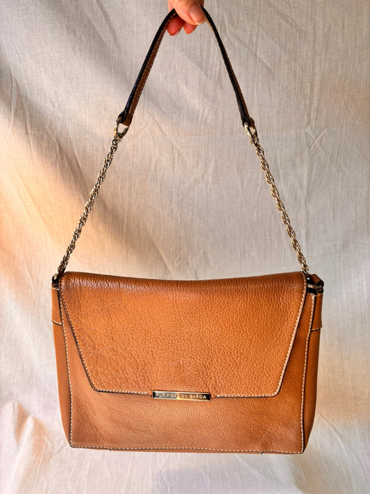 Vintage Purificación García Leather Bag & Matching Wallet – Tan | Spanish Designer - I'd Wear That