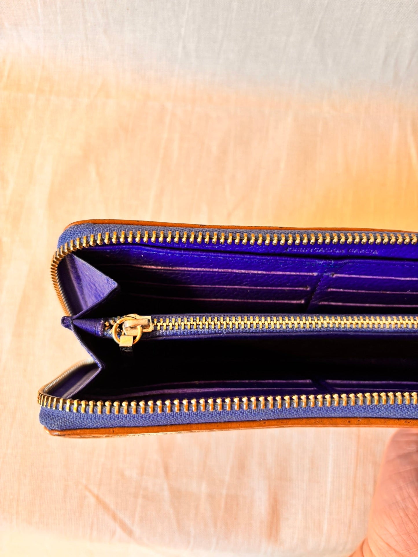 Vintage Purificación García Leather Shoulder Bag & Matching Wallet – Tan | Spanish Designer - I'd Wear That